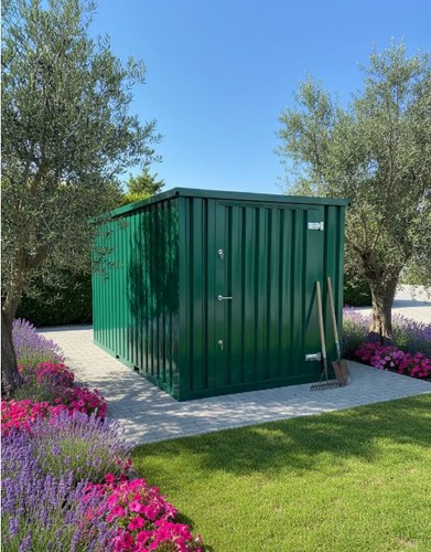 Container einflügeltür - container,