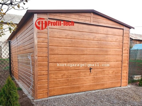 4x7 gartenhaus metallgarage - 4x7,